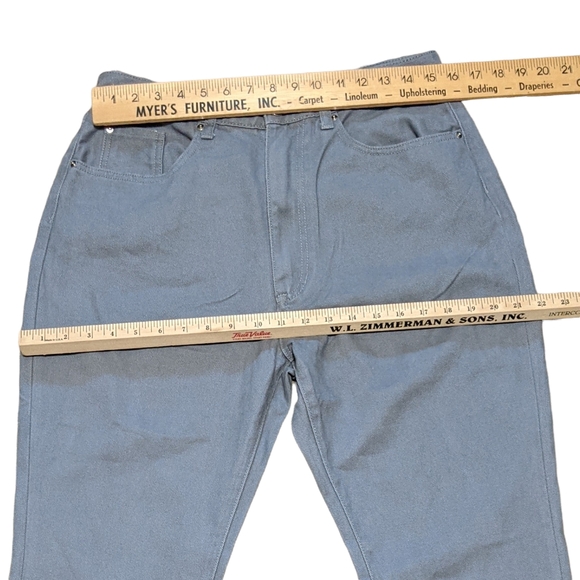 We Wore What? Revolve baby boot gray blue denim cotton casual 30 - Picture 4 of 12